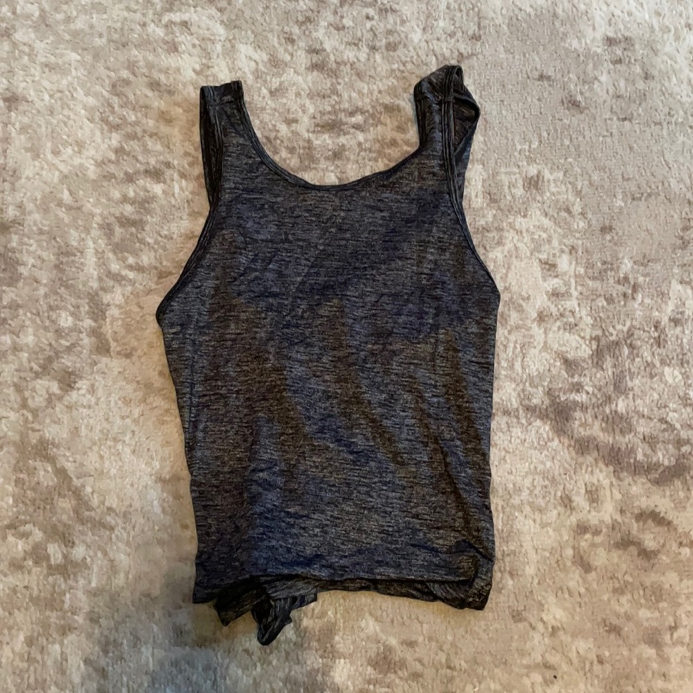 Open back workout tank